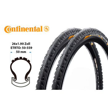 2 Stck 26 Zoll Continental Double Fighter II 26x1.90 MTB...