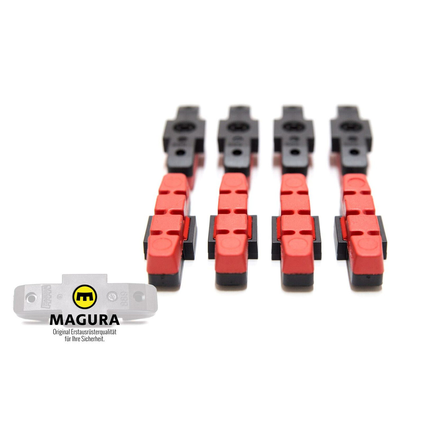 8 Stück MAGURA Original Bremsbelag hydraulische Felgenbremse HS11