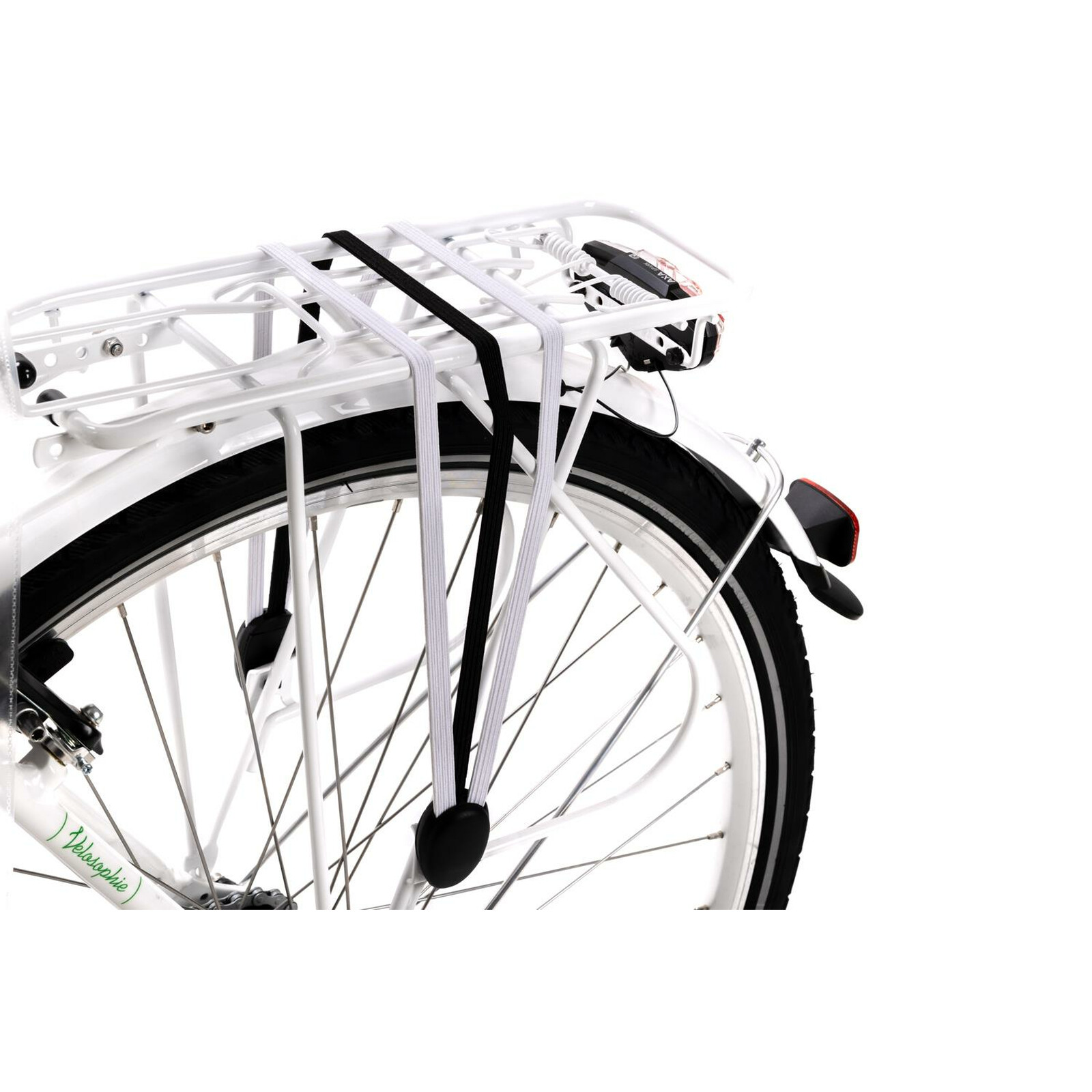 Fahrrad Spann Gummi für Gepäckträger Spannband Gepäck Gurt